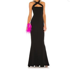 Nookie X Revolve Viva Gown M Black